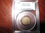 1858 1C Large Letters VF35