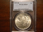 1927-D $1 MS63