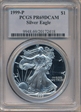 1999-P $1 Silver Eagle PR69DCAM