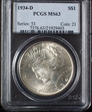 1934-D $1 MS63