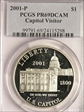 2001-P $1 Capitol Visitor PR69DCAM