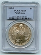 1995-D $1 Paralympic MS69