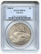 2000-P $1 Library MS70