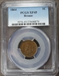 1864 1C Bronze XF45BN