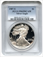 1987-S $1 Silver Eagle PR69DCAM