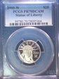 2000-W $25 Statue of Liberty PR70DCAM