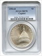 1994-D $1 Capitol MS70