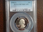 1984-S 25C PR70DCAM