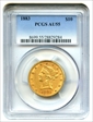 1883 $10 AU55