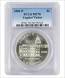 2001-P $1 Capitol Visitor MS70