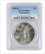 1995-D $1 Gymnastics MS70