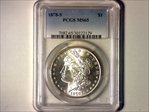 1878-S $1 MS65