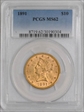 1891 $10 MS62