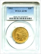 1911 $10 AU58