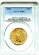 1915 $10 MS62