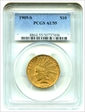 1909-S $10 AU55