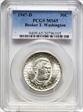 1947-D 50C Booker T. Washington MS65
