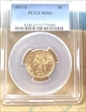 1893-S $5 MS61