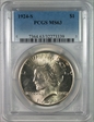 1924-S $1 MS63