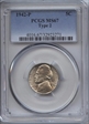 1942-P 5C Silver MS67