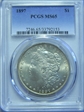 1897 $1 MS65