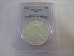 1991 $1 Silver Eagle MS69