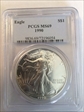 1990 $1 Silver Eagle MS69