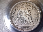 1856 10C Small Date VF30