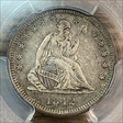 1842-O 25C Large Date XF40
