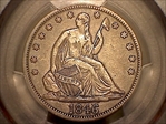 1846 50C Tall Date XF40