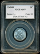 1943-D 1C MS67