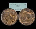 1931-S 5C MS65