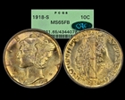1918-S 10C MS65FB