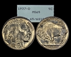 1937-D 5C MS65
