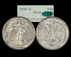 1942-S 50C MS65