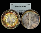 1917 10C MS65FB