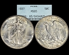 1937 50C MS65
