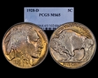 1928-D 5C MS65