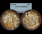1924-D 25C MS65FH