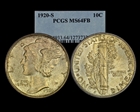 1920-S 10C MS64FB