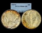 1929-S 10C MS66+ FB