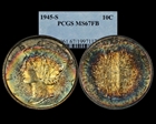 1945-S 10C MS67FB