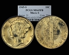 1945-S 10C Micro S MS65FB