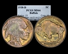 1938-D 5C Buffalo MS66
