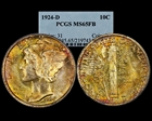 1924-D 10C MS65FB