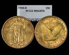 1918-D 25C MS64FH