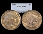 1917-S 5C MS65