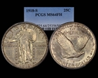 1918-S 25C MS64FH