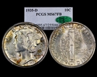1935-D 10C MS67FB