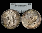 1919-D 25C MS63FH